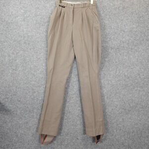 Riding Pants Womens Beige Performance Stirrup Jodhpur Equestrian EURO STAR 24/29